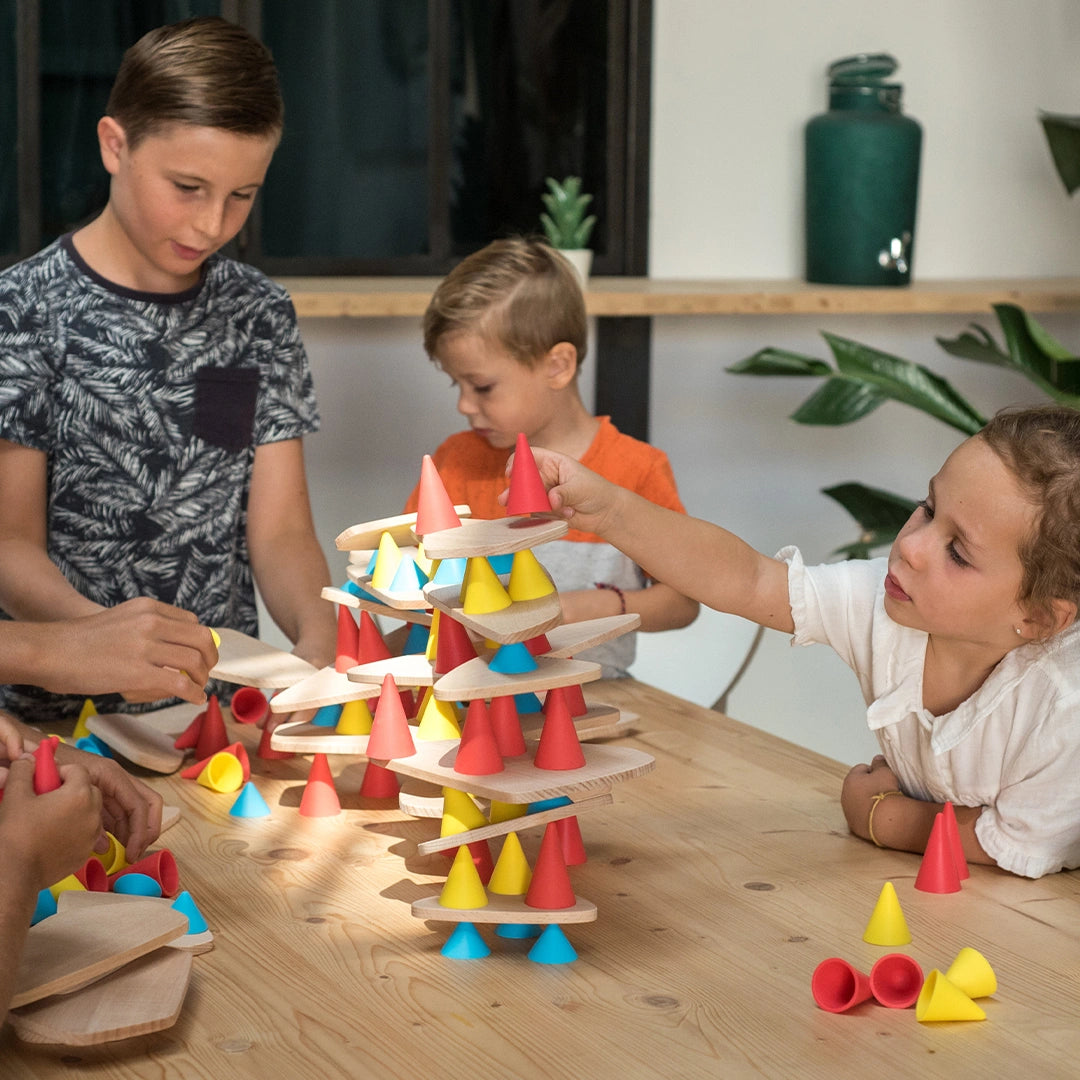 jeu de construction en famille