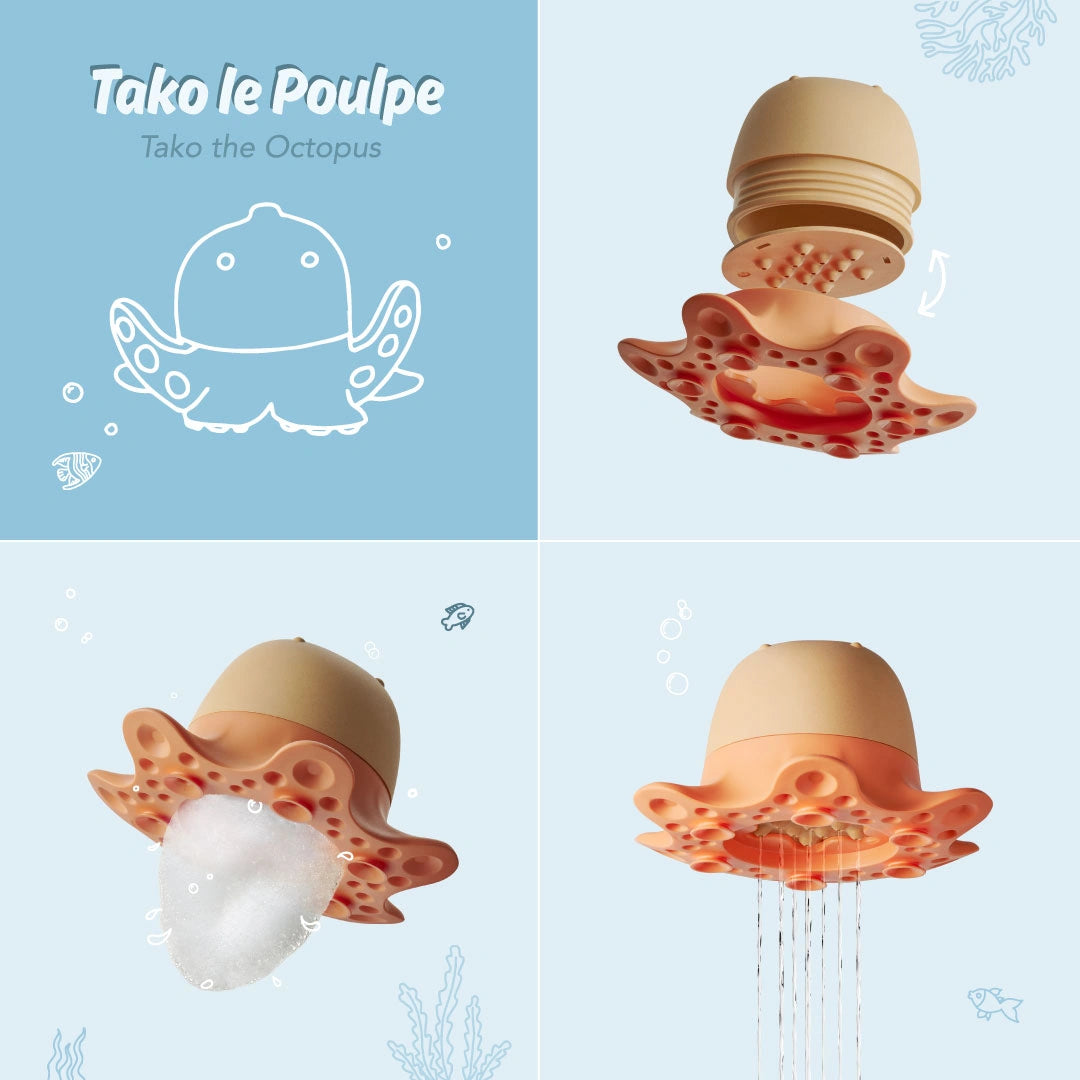 jouet de bain tako le poulpe